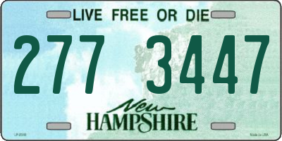 NH license plate 2773447