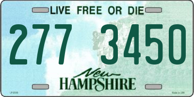 NH license plate 2773450