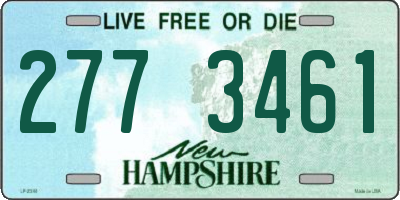 NH license plate 2773461