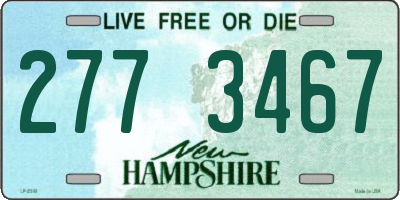 NH license plate 2773467