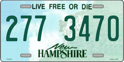 NH license plate 2773470