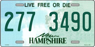 NH license plate 2773490