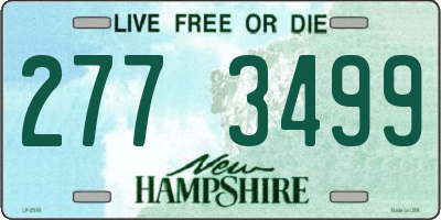 NH license plate 2773499
