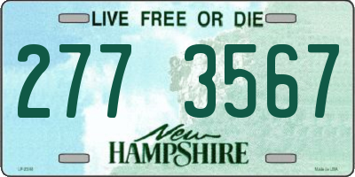 NH license plate 2773567