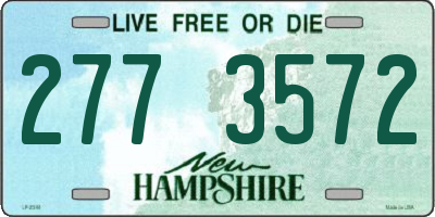 NH license plate 2773572