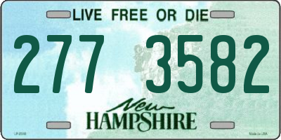 NH license plate 2773582