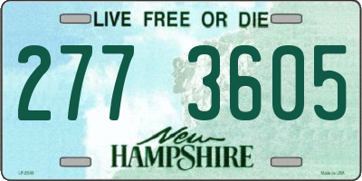 NH license plate 2773605