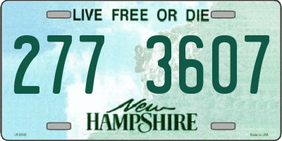 NH license plate 2773607