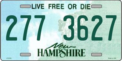 NH license plate 2773627
