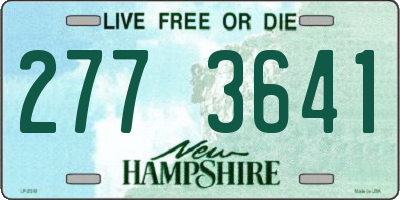 NH license plate 2773641