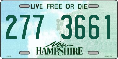 NH license plate 2773661
