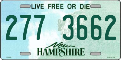 NH license plate 2773662
