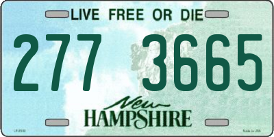NH license plate 2773665
