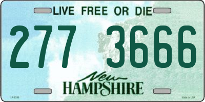 NH license plate 2773666