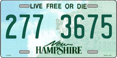 NH license plate 2773675