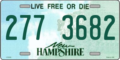 NH license plate 2773682