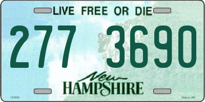 NH license plate 2773690