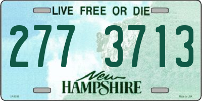 NH license plate 2773713