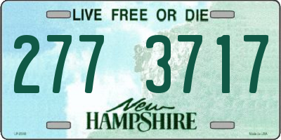 NH license plate 2773717