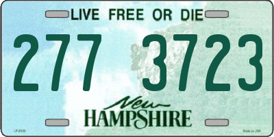 NH license plate 2773723