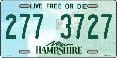 NH license plate 2773727