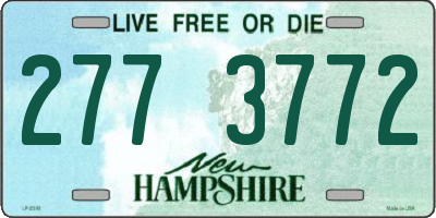 NH license plate 2773772