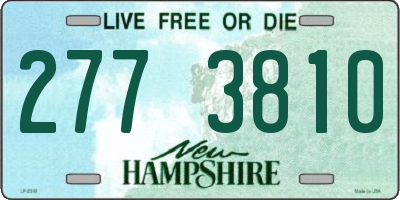 NH license plate 2773810