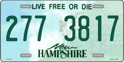 NH license plate 2773817