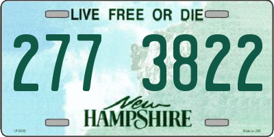 NH license plate 2773822