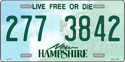 NH license plate 2773842
