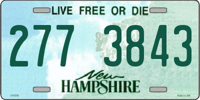 NH license plate 2773843