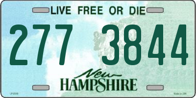 NH license plate 2773844