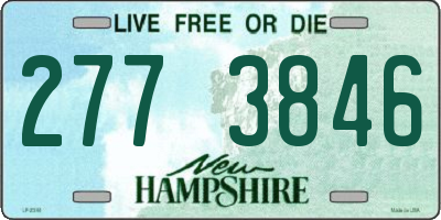 NH license plate 2773846