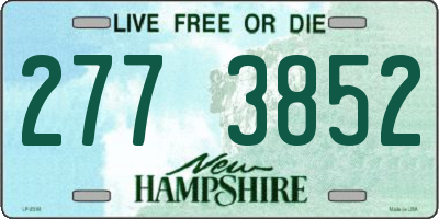 NH license plate 2773852