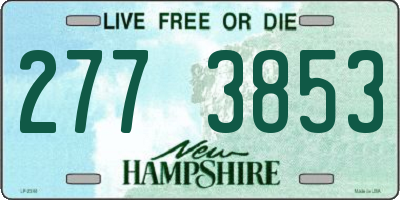 NH license plate 2773853