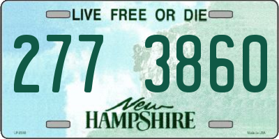 NH license plate 2773860
