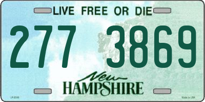 NH license plate 2773869