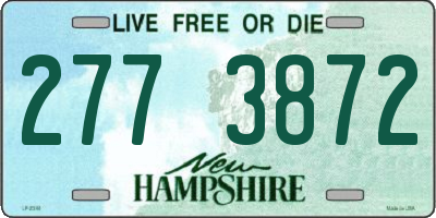 NH license plate 2773872