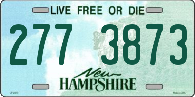 NH license plate 2773873