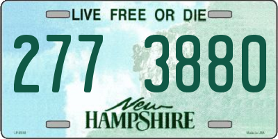 NH license plate 2773880