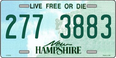 NH license plate 2773883