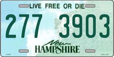 NH license plate 2773903