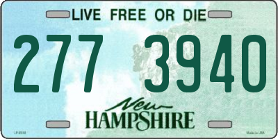 NH license plate 2773940
