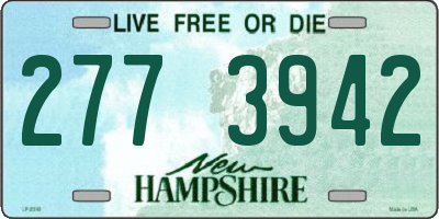 NH license plate 2773942