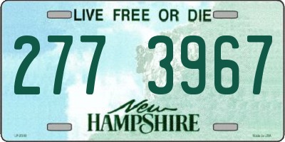 NH license plate 2773967