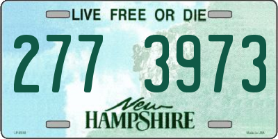NH license plate 2773973