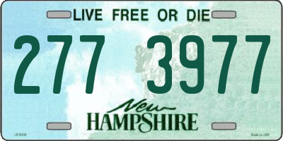 NH license plate 2773977
