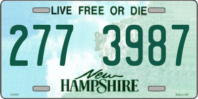 NH license plate 2773987