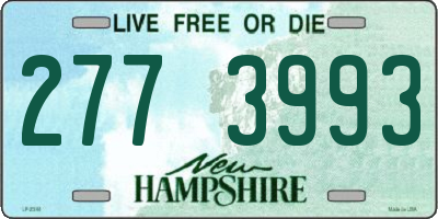 NH license plate 2773993