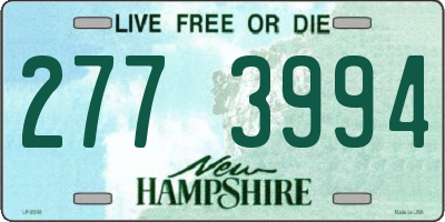 NH license plate 2773994